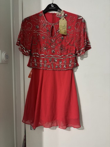 Frock and frill - frock, beaded