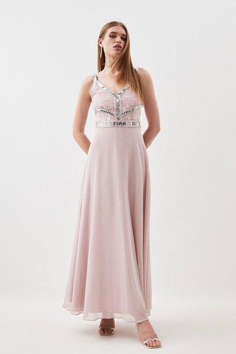 Karen millen dress mink - uk,
