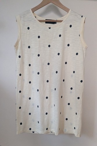 Embroidered polka dot
