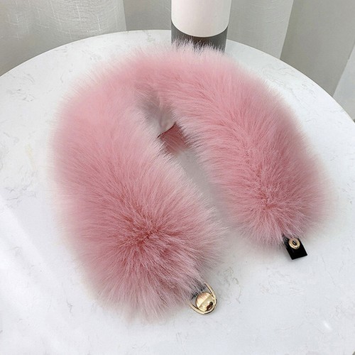Faux mink fur hood trim - fur,