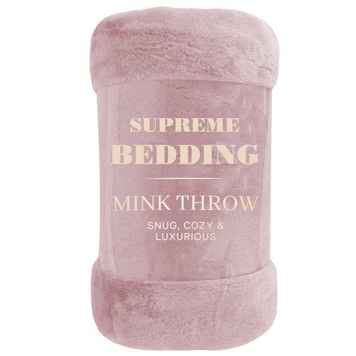Large luxury faux fur - faux, throw