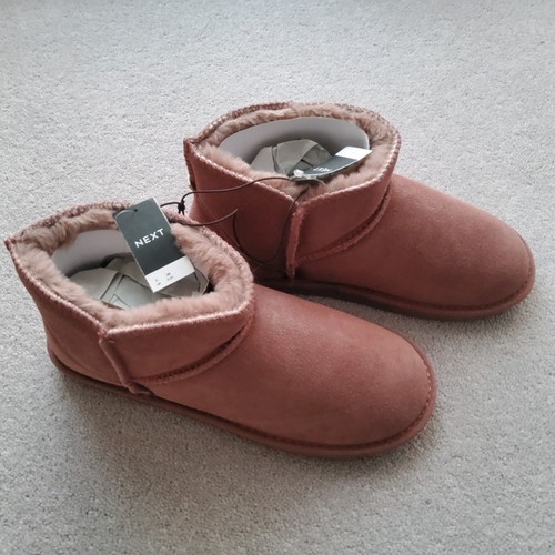 Next womens mink pink real - mink,