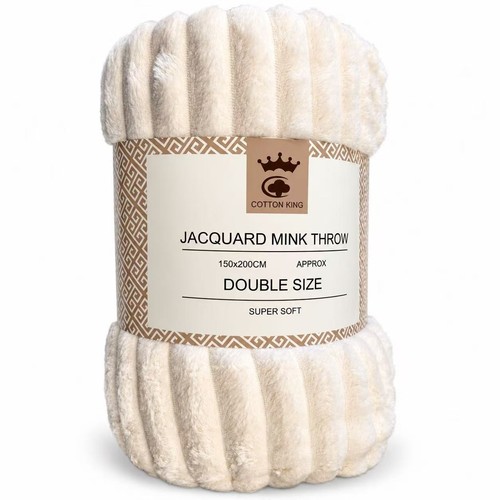 Cotton king jacquard mink - cotton,