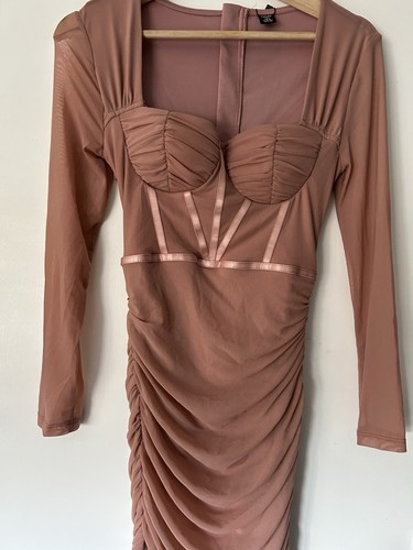 Mink pink dress - mink,